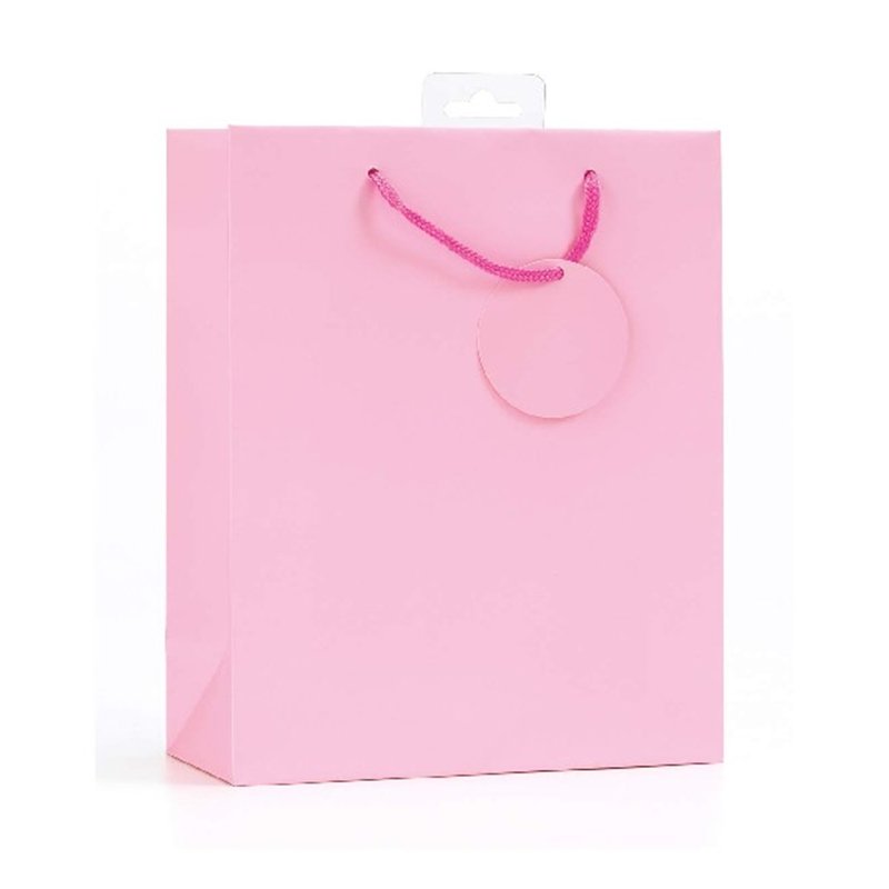 PLAIN PINK LARGE G/BAG  6S