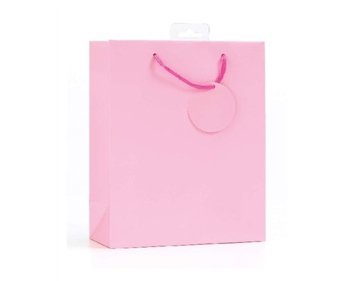 PLAIN PINK LARGE G/BAG  6S