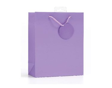 PLAIN LILAC LARGE G/BAG  6S