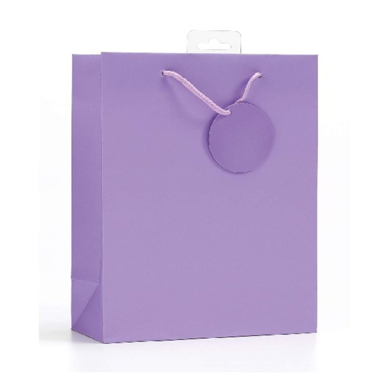 PLAIN LILAC LARGE G/BAG  6S