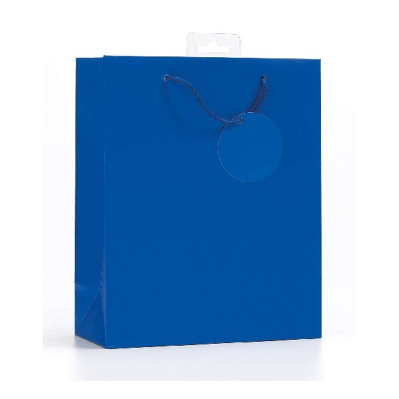 PLAIN BLUE LARGE G/BAG  6S
