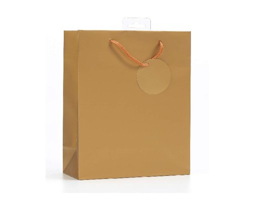 PLAIN GOLD LARGE G/BAG  6S