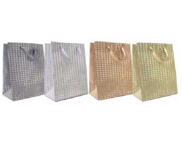 4ASST GLITTER SMALL G/BAG  12S