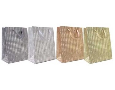 4ASST GLITTER MEDIUM G/BAG  12S
