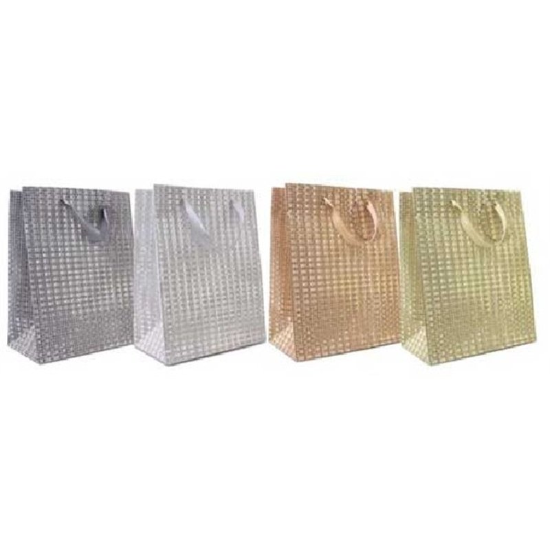4ASST GLITTER MEDIUM G/BAG  12S