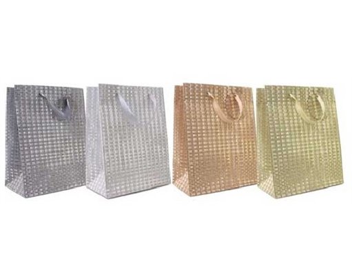 4ASST GLITTER LARGE G/BAG  12S