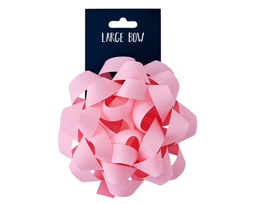 LIGHT PINK LARGE BOW
