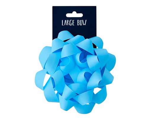 LIGHT BLUE LARGE BOW