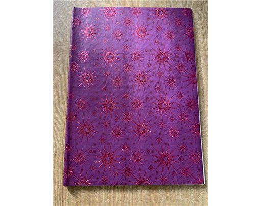 DELUXE STARBURST RUBY GLITTER F/WRAP 25S