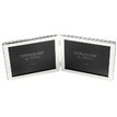 SILVERPLATED DOUBLE 5x7in FRAME