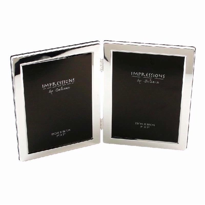 SILVER DOUBLE 5x7in FRAME