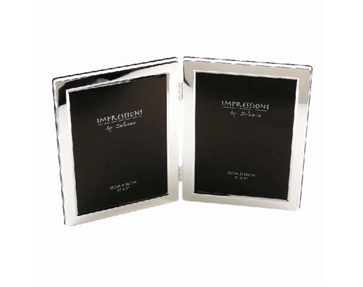 SILVER DOUBLE 5x7in FRAME