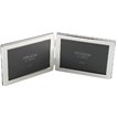SILVERPLATED DOUBLE 4x6in FRAME