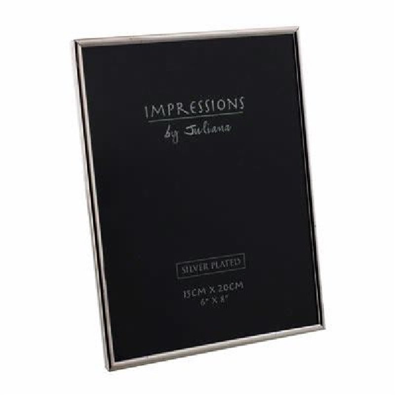 SILVER OBLONG THIN EDGE 6x8in FRAME