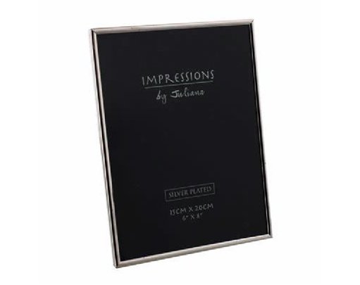 SILVER OBLONG THIN EDGE 6x8in FRAME
