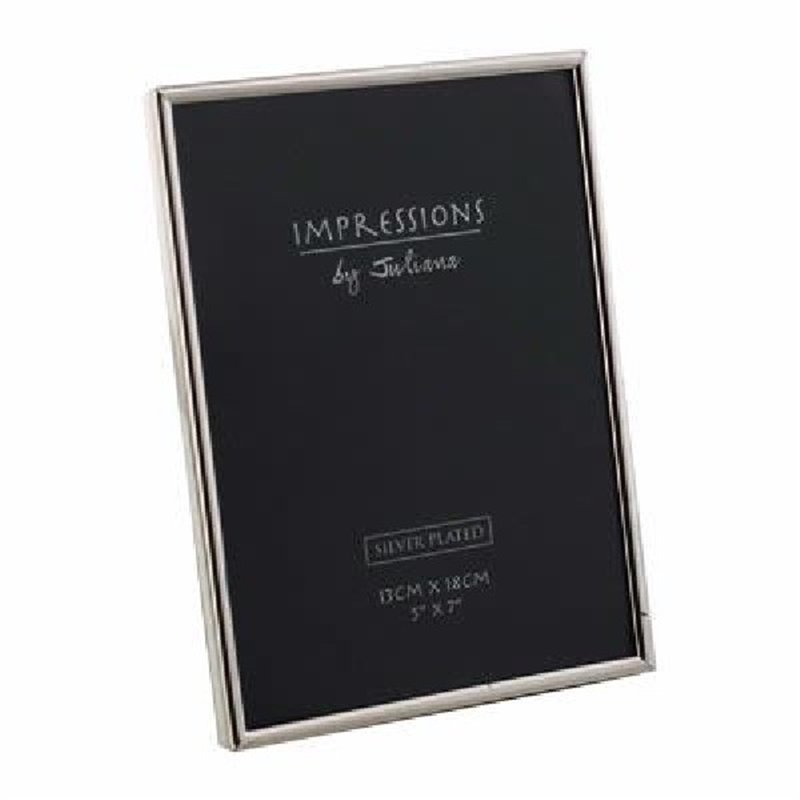 SILVER OBLONG THIN EDGE 5x7in FRAME
