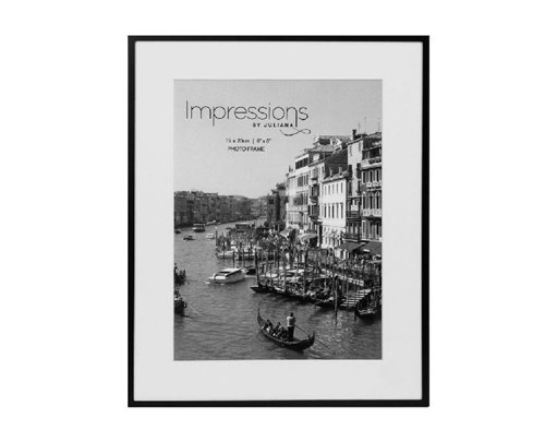 MATT BLACK METAL 6x8in PHOTO FRAME
