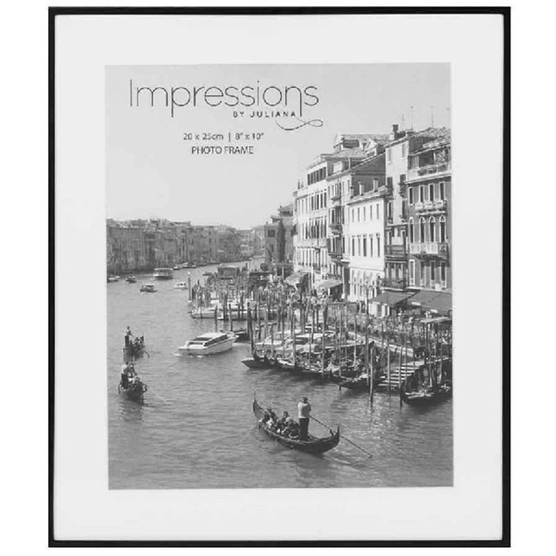 MATT BLACK METAL 8x10in PHOTO FRAME