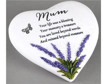 MUM THOUGHTS OF YOU HEART STONE