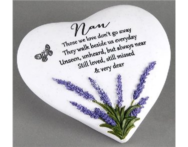 NAN THOUGHTS OF YOU HEART STONE