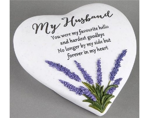 HUSBAND THOUGHTS OF YOU HEART STONE