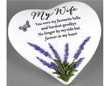 WIFE THOUGHTS OF YOU HEART STONE
