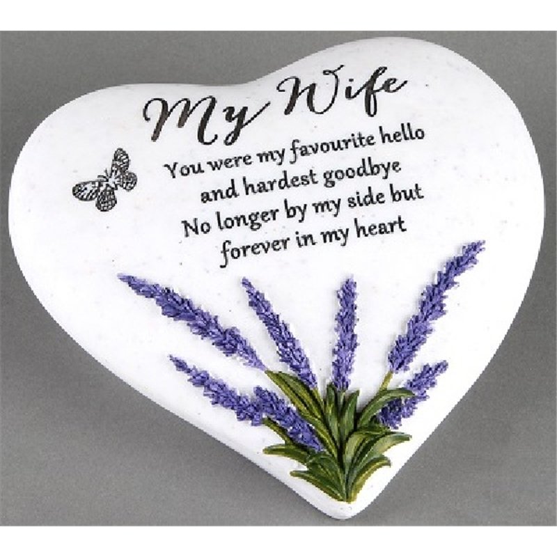 WIFE THOUGHTS OF YOU HEART STONE