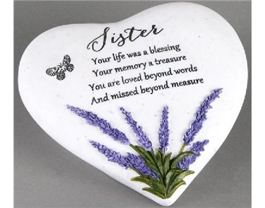 SISTER THOUGHTS OF YOU HEART STONE