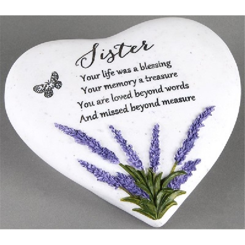 SISTER THOUGHTS OF YOU HEART STONE