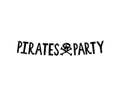 1m PIRATES PARTY BANNER