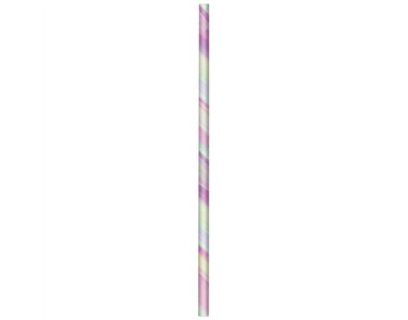 (24) IRIDESCENT FOIL PAPER STRAWS