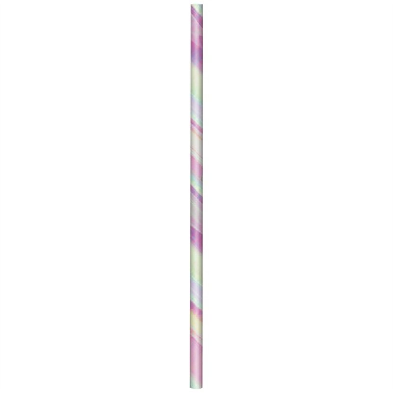 (24) IRIDESCENT FOIL PAPER STRAWS
