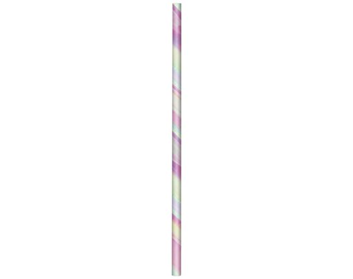 (24) IRIDESCENT FOIL PAPER STRAWS