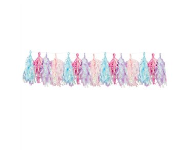 3m IRIDESCENT FOIL TASSEL GARLAND