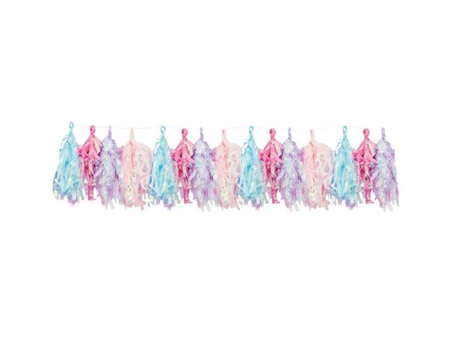 3m IRIDESCENT FOIL TASSEL GARLAND