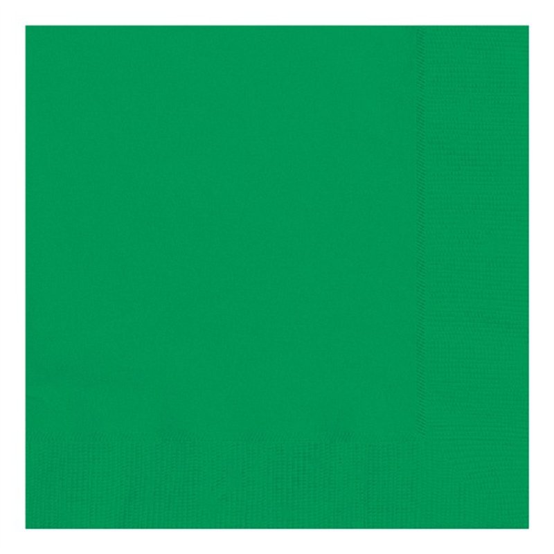 20PK 33cm 2PLY EMERALD GREEN NAPKINS