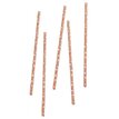 (20) ROSE GOLD DOT STRAWS