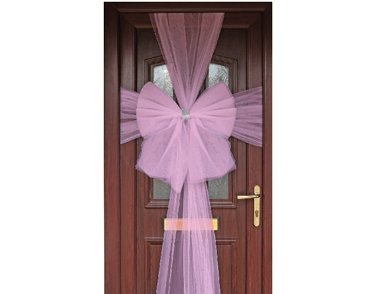 ELEGANZA LIGHT PINK DOOR BOW