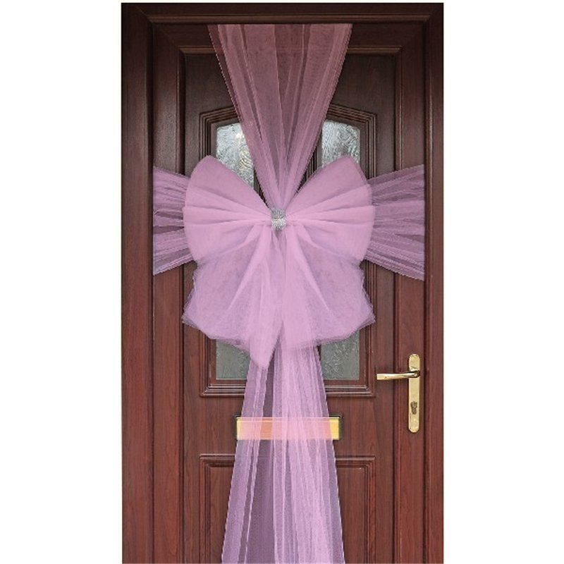 ELEGANZA LIGHT PINK DOOR BOW
