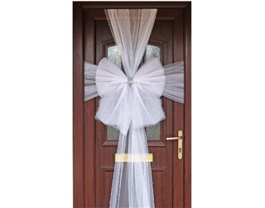 ELEGANZA WHITE DOOR BOW