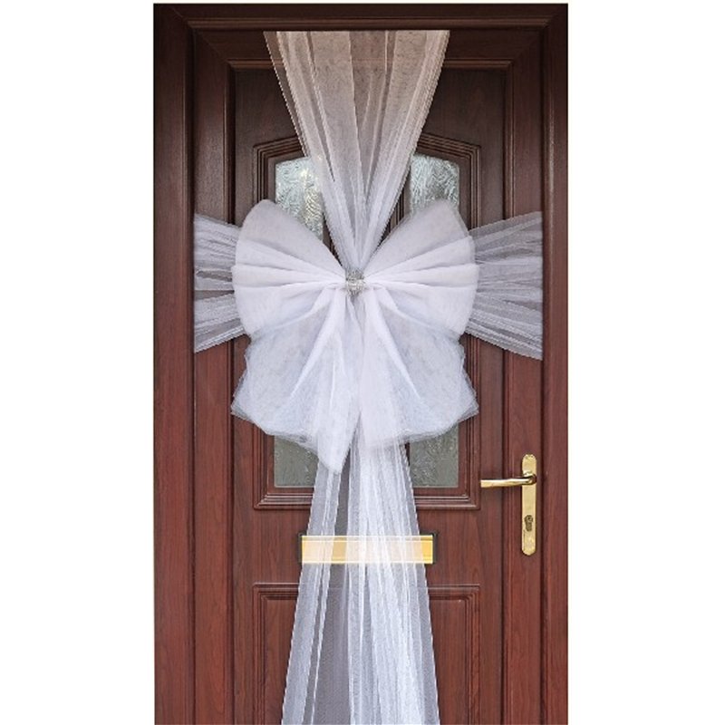 ELEGANZA WHITE DOOR BOW