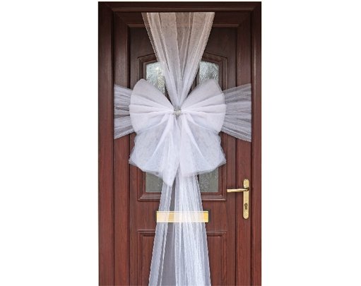 ELEGANZA WHITE DOOR BOW