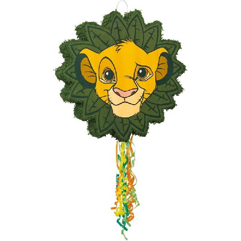 LION KING PULL DRUM PINATA