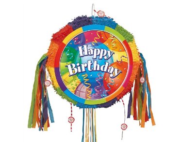 BRILLIANT BIRTHDAY PULL PINATA