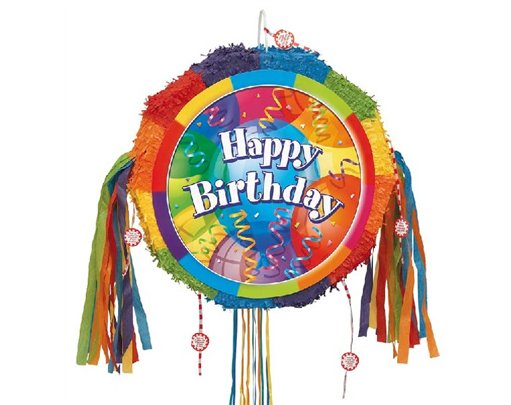 BRILLIANT BIRTHDAY PULL PINATA