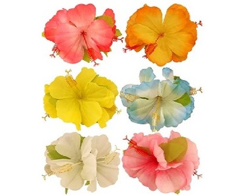 HIBISCUS FLOWER HAIR CLIP