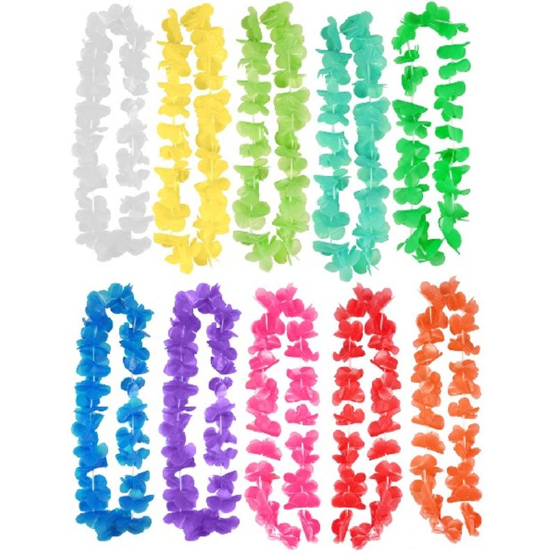 90CM HULA LEI WITH PETALS