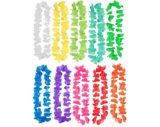 90CM HULA LEI WITH PETALS