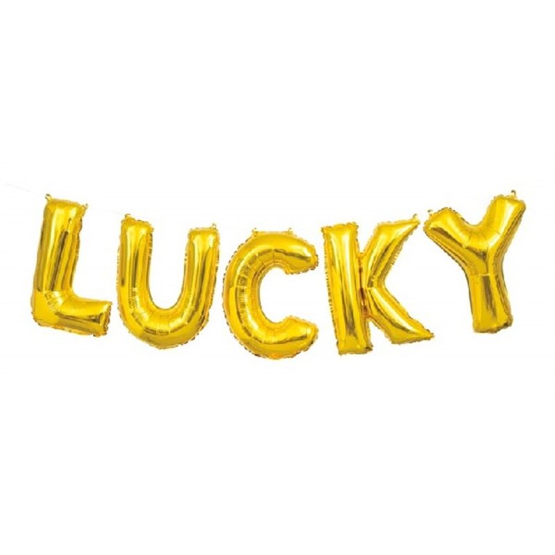 14IN LUCKY LETTER BANNER KIT
