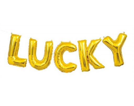 14IN LUCKY LETTER BANNER KIT